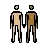 Men Holding Hands: Medium-Light Skin Tone, Medium-Dark Skin Tone