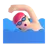 Person Swimming: Light Skin Tone