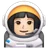 Woman Astronaut: Light Skin Tone