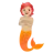 Merperson: Medium-Light Skin Tone