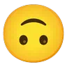 倒头 Emoji 🙃 image - Google Noto Color Animated style