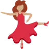 Woman Dancing: Medium Skin Tone Emoji 💃🏽 image - Twitter / X (Twemoji) style