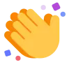 Clapping Hands Emoji 👏 image - Tossface style