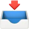 Emoji Inbox Tray 📥 image - Apple style