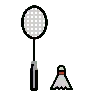 Emoji Badminton Racquet And Shuttlecock 🏸 image - OpenMoji style