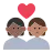 Couple With Heart: Person, Person, Medium-Dark Skin Tone, Medium Skin Tone