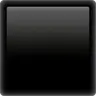 ブラックラージスクエア Emoji ⬛ image - Apple style