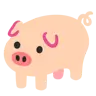 Emoji Maiale 🐖 image - Google Noto Color style