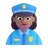 Woman Police Officer: Medium Skin Tone