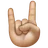 Sign Of The Horns: Medium-Light Skin Tone
