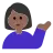 Woman Tipping Hand: Medium-Dark Skin Tone