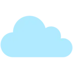 Cloud Emoji ☁ image - Mozilla style