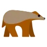 Emoji Borz 🦡 image - Tossface style