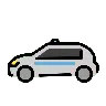 Emoji Auto della polizia 🚓 image - OpenMoji style