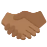 Handshake: Medium-Dark Skin Tone Emoji 🤝🏾 image - Twitter / X (Twemoji) style