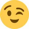 Winking Face Emoji 😉 image - Twitter / X (Twemoji) style