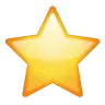 Star Emoji ⭐ image - WhatsApp style