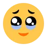 Twarz Powstrzymująca Łzy Emoji 🥹 image - Tossface style