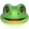หน้ากบ Emoji 🐸 image - Apple style