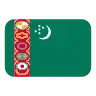 Flag: Turkmenistan Emoji 🇹🇲 image - Tossface style