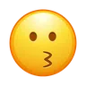 จูบใบหน้า Emoji 😗 image - Telegram style