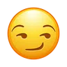 ใบหน้ายิ้มแย้ม Emoji 😏 image - Telegram style