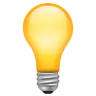 Emoji Lampadina elettrica 💡 image - WhatsApp style