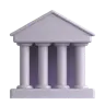 Emoji Edificio classico 🏛 image - Microsoft 3D Fluent style