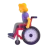 Woman In Manual Wheelchair
