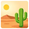 Wüste Emoji 🏜 image - Google Noto Color style