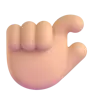 Pinching Hand: Medium-Light Skin Tone Emoji 🤏🏼 image - Microsoft 3D Fluent style