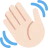 Waving Hand: Light Skin Tone Emoji 👋🏻 image - Twitter / X (Twemoji) style