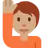 Person Raising Hand: Medium Skin Tone