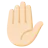 Raised Hand: Light Skin Tone