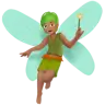 Fairy: Medium Skin Tone Emoji 🧚🏽 image - Apple style