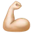 Flexed Biceps: Light Skin Tone