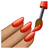 Nail Polish: Medium Skin Tone Emoji 💅🏽 image - WhatsApp style