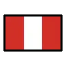 Flag: Peru Emoji 🇵🇪 image - OpenMoji style