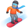 Snowboarder: Medium-Light Skin Tone Emoji 🏂🏼 image - Samsung style