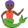 Merperson: Dark Skin Tone Emoji 🧜🏿 image - Twitter / X (Twemoji) style