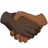 Handshake: Dark Skin Tone, Medium-Dark Skin Tone