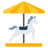 Carousel Horse Emoji 🎠 image - Tossface style