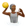 Person Playing Water Polo: Medium-Dark Skin Tone Emoji 🤽🏾 image - Apple style