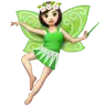Woman Fairy: Light Skin Tone Emoji 🧚🏻‍♀️ image - WhatsApp style