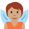 Fairy: Medium Skin Tone Emoji 🧚🏽 image - Twitter / X (Twemoji) style