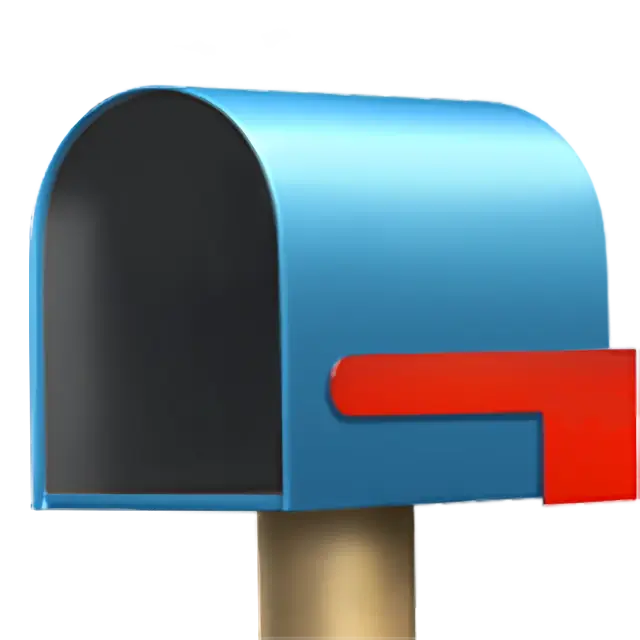 Otwórz skrzynkę pocztową z obniżoną flagą