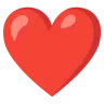 Red Heart Emoji ❤ image - Google Noto Color style