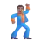 Man Dancing: Medium Skin Tone