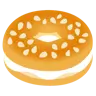 Bagel Emoji 🥯 image - Google Noto Color style