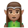 Man Elf: Medium Skin Tone Emoji 🧝🏽‍♂️ image - WhatsApp style